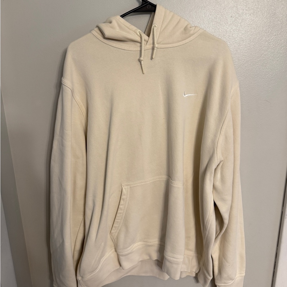 Nike Beige Pullover Hoodie